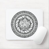 Herbst-Ahornblatt-Gekritzel Mousepad (Mit Mouse)