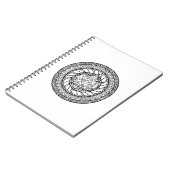 Herbst-Ahornblatt-Gekritzel Notizblock (Linke Seite)