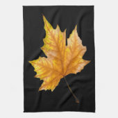 Herbst-Ahornblatt Geschirrtuch (Vertikal)