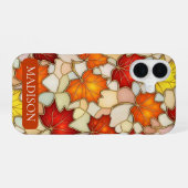 Herbst-Ahornblatt iPhone 16 Hülle (Rückseite (Horizontal))