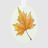 Herbst-Ahornblatt Ornament (Vorderseite)