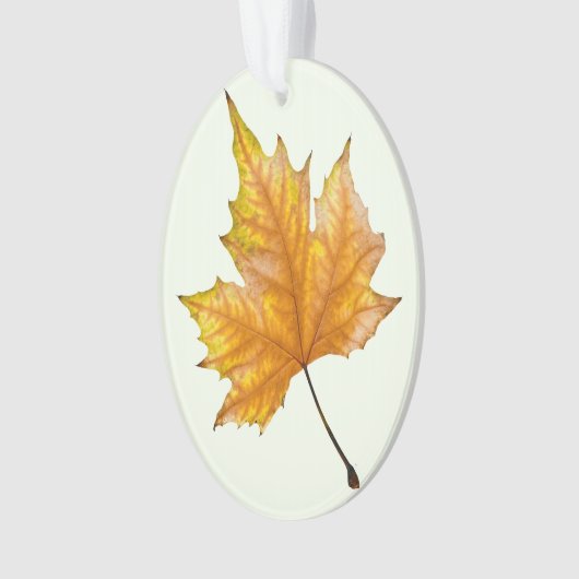 Herbst-Ahornblatt Ornament (Vorderseite)