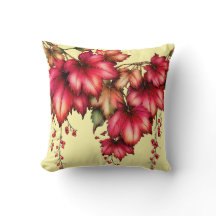 Herbst-Ahornblätter mit roten Beeren Fall Design