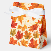 Herbst-Ahornblätter-Muster | Herbst Orange-Rotes B