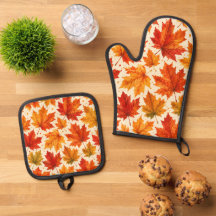 Herbst-Ahornblätter-Muster | Herbst Orange-Rotes B