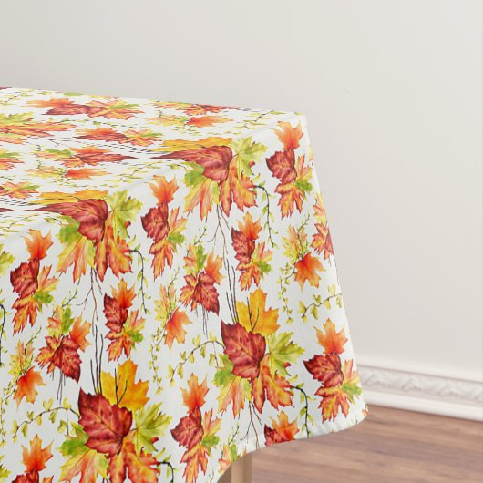 Herbst-Ahornblätter-Muster Tischdecke (Beispiel)