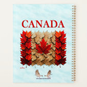 Herbst-Ahornleaf-kanadische Flagge Planer (Rückseite)