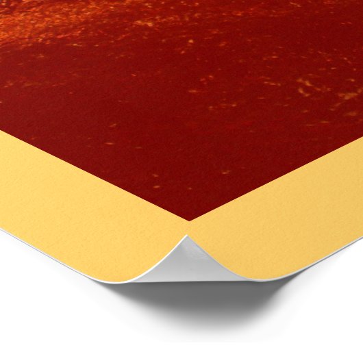 Herbst, Ahornleaf Poster (Ecke)