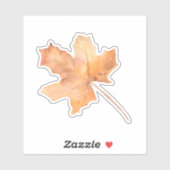 Herbst-Ahornleaf Vinyl-Schnitt Aufkleber (Blatt)