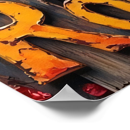 Herbst akustisch: Löwenbrust Poster (Ecke)