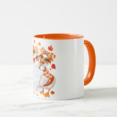 Herbst Alberner Gans Geist Herbst Halloween  Tasse (VorderseiteRechts)