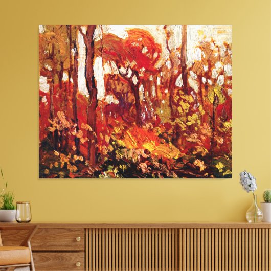 Herbst, Algonquin Park, berühmtes Bild, Leinwanddruck (Insitu (Wohnzimmer))