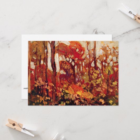 Herbst, Algonquin Park Karte (Vorderseite/Rückseite Beispiel)