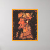 Herbst, Allegorische Malerei, Leinwanddruck (Vorderseite)