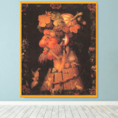 Herbst, Allegorische Malerei, Leinwanddruck (Insitu (Holzboden))