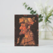 Herbst, Allegorische Malerei, Postkarte (Stehend Vorderseite)