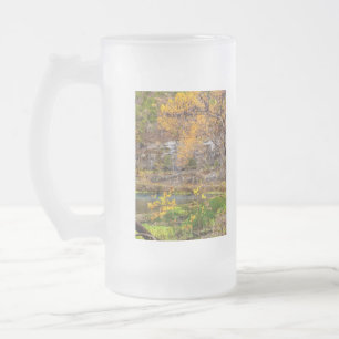 Herbst-Alpenfrühling Mattglas Bierglas