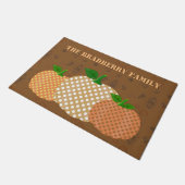 Herbst als Personalisierte Türmatte (Schrägansicht)