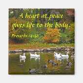 Herbst am Duckteich Magnet (Vorne)