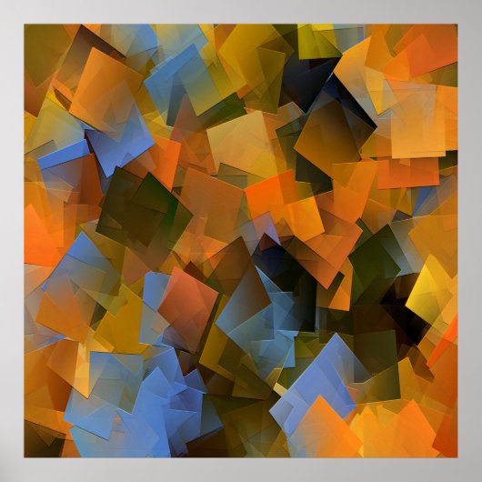 Herbst am Fluss....... Poster (Vorne)