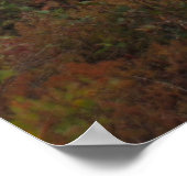 Herbst am Fluss Poster (Ecke)
