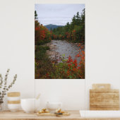 Herbst am Fluss Poster (Küche)