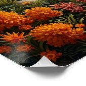 Herbst am Fluss Poster (Ecke)