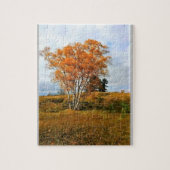 Herbst am Lake Michigan Puzzle (Vertikal)