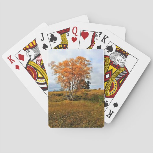 Herbst am Lake Michigan Spielkarten (Rückseite)