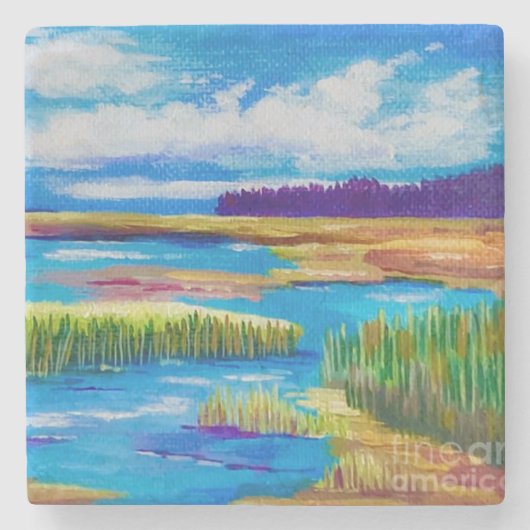 Herbst am Phillips Lake Untersetzer (Vorderseite)