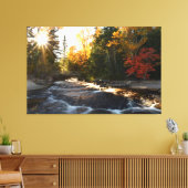 Herbst am Pictured Rocks Leinwanddruck (Insitu (Wohnzimmer))