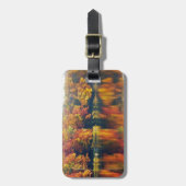 Herbst am See Gepäckanhänger (Vorderseite vertikal)
