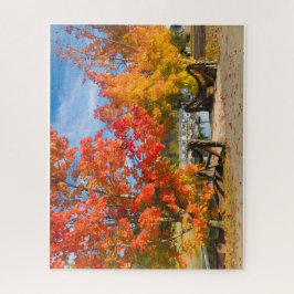Herbst am See im Norden von Idaho 500 Teile Puzzle