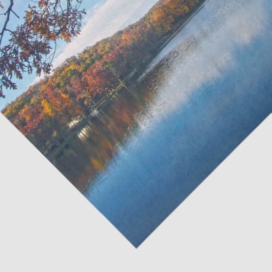 Herbst am See Killarney Seidenpapier (Ausschnitt)