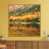 Herbst am See Leinwanddruck (Insitu (Wohnzimmer))