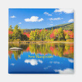 Herbst am See, New Hampshire, Magnet (Vorne)