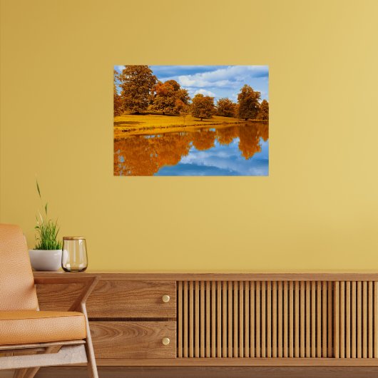 Herbst am See Poster (Wohnzimmer 2)
