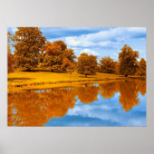 Herbst am See Poster (Vorne)