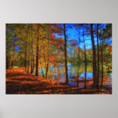 Herbst am See Poster (Vorne)