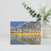 Herbst am See Postkarte (Stehend Vorderseite)