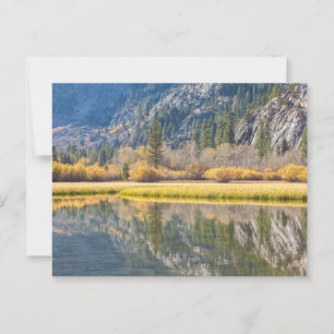 Herbst am See Postkarte