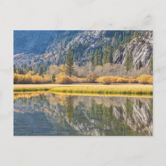 Herbst am See Postkarte (Vorderseite)
