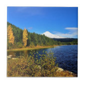 Herbst am See Trillium oder Fliese (Vorderseite)