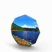 Herbst am See Trillium oder Fotoblock (Rechts)