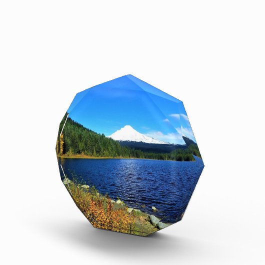 Herbst am See Trillium oder Fotoblock (Rechts)