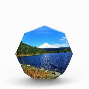 Herbst am See Trillium oder Fotoblock