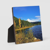 Herbst am See Trillium oder Fotoplatte (Vorderseite)