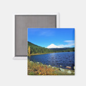 Herbst am See Trillium oder Magnet (Vorderseite/Rückseite)