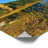 Herbst am See Trillium oder Poster (Ecke)