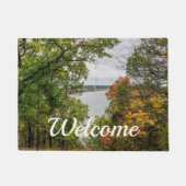 Herbst am Truman Dam Welcome Doormat Fußmatte (Vorderseite)